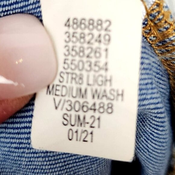 GAP Kids Denim Boys Stretch Straight Jeans Medium Wash Size 10 - Picture 9 of 9